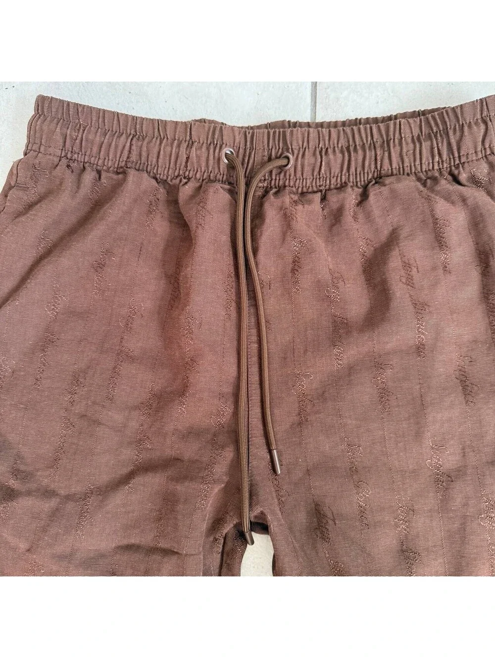 Scarface x Shoe Palace Brown Jogger Pants Mens Large Elastic Waist Logo